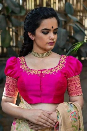 Bengali blouse design 10