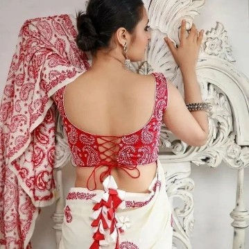 Bengali blouse design 9